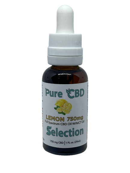 750MG Full Spectrum Lemon W/MCT Oil