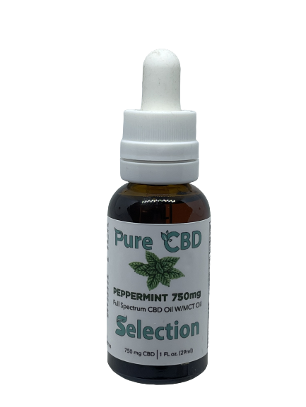 750MG Full Spectrum Peppermint W/MCT Oil