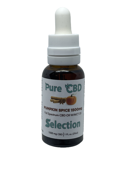 1500MG Full Spectrum Pumpkin Spice W/MCT Oil