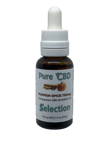 750MG Full Spectrum Pumpkin Spice W/MCT Oil