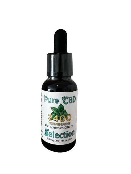 2400mg Full Spectrum cbd oil peppermint